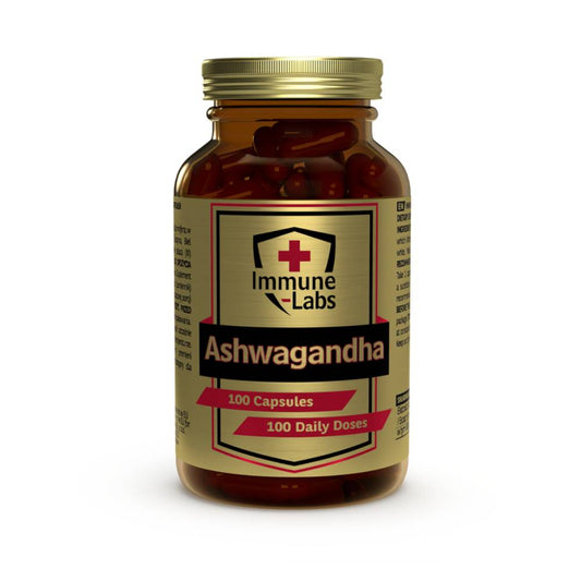 Black Friday - Reduceri Ashwagandha, 100 capsule, Immune Labs, Supliment alimentar pentru sanatate Promotie 1